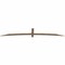 Ekena Millwork Bellingham Smooth Timber Gable Bracket, Douglas Fir, 108"W x 18"H x 1 1/2"D x 3 1/2"F, 4/12 Pitch GBW108X18X0204BEL00SDF - alternate 2
